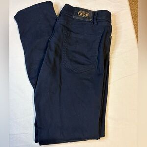 IZOD Dark Blue Casual Pants